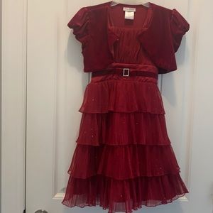 Beautiful red holiday dress